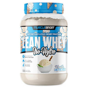 MuscleSport Lean Whey Iso Hydro 2lb CLEARANCE Short Dated end of 05/2025