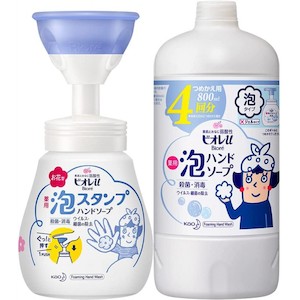 Bioré Flower Type Form Hand Soap Set - 250mL + Refill 800mL