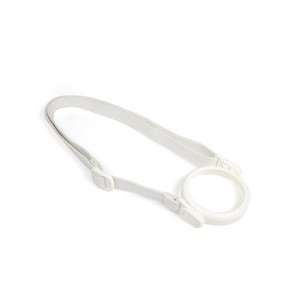 Grosmimi PPSU Straw Cup Straw Cup Strap - White