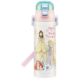 Skater Ultra-lightweight Vacuum Insulated Bottle 580ml - Disney Princess