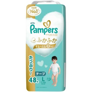 Pampers Premium Nappies Japan Version L 48pcs (9-14kg) - For shipping outside Au…