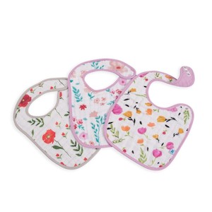 Little Unicorn Muslin Classic Bib 3pk - Floral Medley