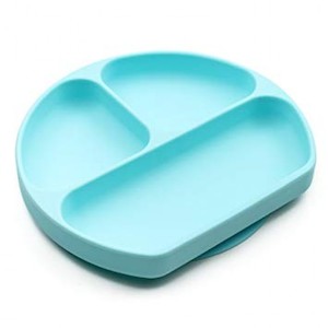 Bumkins Silicone Grip Dish 6m+ Blue