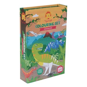 Tiger Tribe Colouring Set - Dinosaur