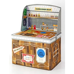 Kids storage box (hamburger shop)