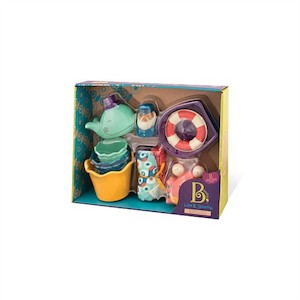 Battat Tub Time Wee B. Splashy Bathtime Playset