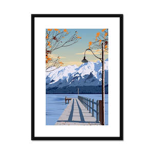 Glenorchy Wharf Framed & Mounted Print