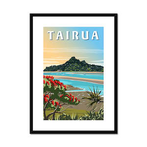 Creative art: Tairua Framed & Mounted Print