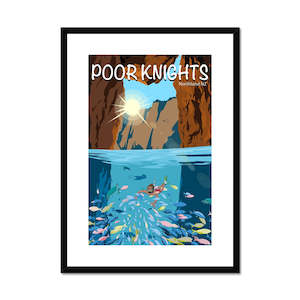 Creative art: Poor Knights Framed & Mounted Print