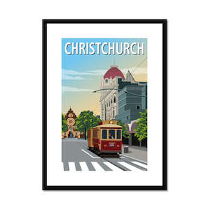 Christchurch Framed & Mounted Print