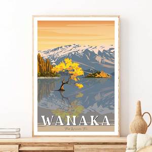 That Wanaka Tree - Wanaka - Travel Poster, New Zealand