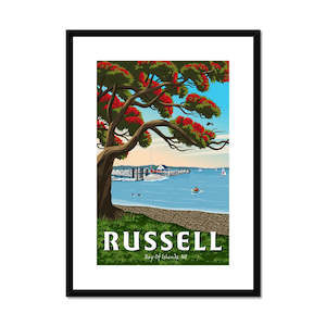 Russell Wharf Framed & Mounted Print