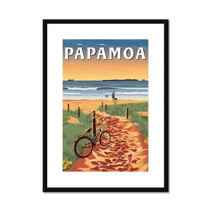 Creative art: Papamoa Motiti Framed & Mounted Print