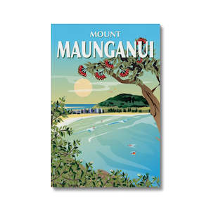 Creative art: Mt Maunganui  Canvas