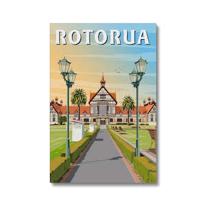 Creative art: Rotorua Museum and Gardens Canvas