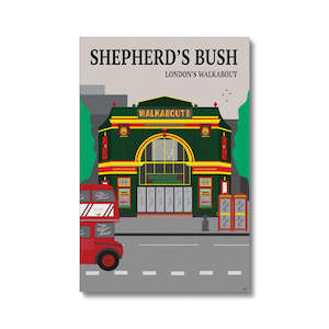 Shepherd's Bush Walkabout, London Canvas