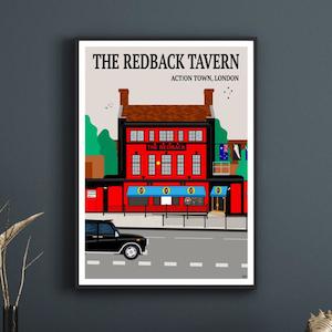 The Redback Tavern Travel Poster, London