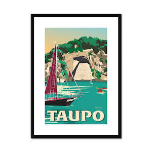 Creative art: Taupo Framed & Mounted Print