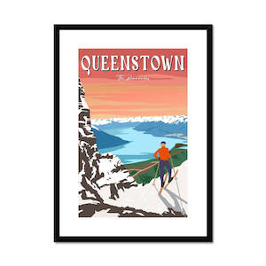 Queenstown - The Remarkables Framed & Mounted Print