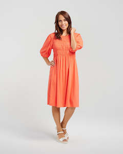 Sienna Dress Coral