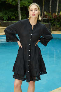 Coop: Change of Lace Dress -Black