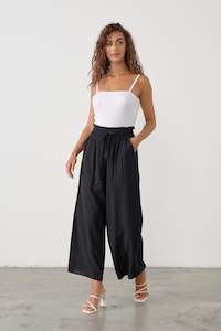 Wide Leg Pant -Black