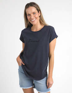 Foxwood: SIGNATURE TEE -Navy