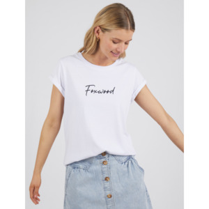 Foxwood: SIGNATURE TEE -White