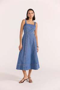 Tate Denim Midi Dress