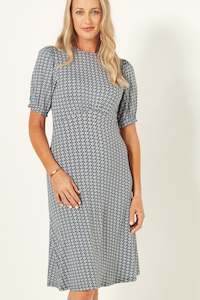 Carolina Dress Geometric Print