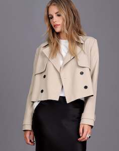 Storm: Classic Half Trench Taupe