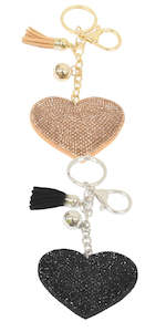 Sassy Duck Accessories: HEARTFELT KEY CHAIN/BAG BLING