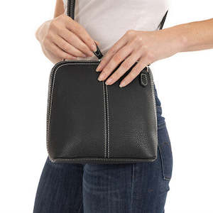 BIANCA CROSS BODY BAG -BLACK