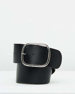 Loop Leather Melrose Belt Black