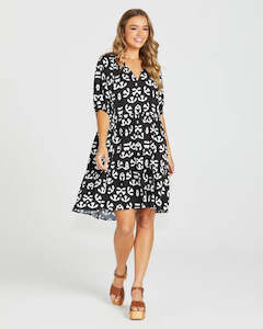 Sass: Viola Dress - Abstract