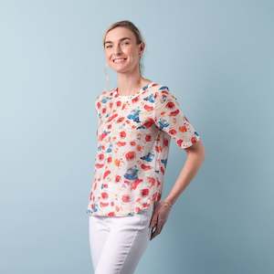 Charlie Jane Tekapo Blouse -Waterblooms