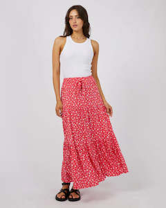 New Arrivals: All About Eve Dolly Maxi Skirt - Red