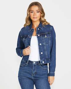 PRE ORDER DUE END OF JAN-Darcy Denim Jacket - 78 Wash