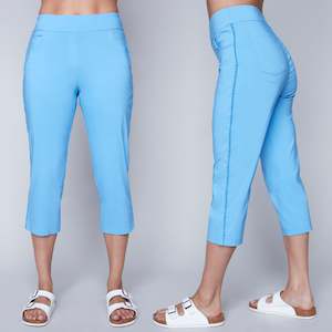 Carre Noir: Carre Noir Blue 3/4 Pant -Sky Blue