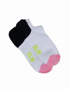 Socks: 2 Pack No Show Socks -HARMONY