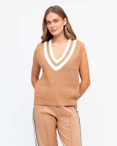 Ebby and I Vest -Beige