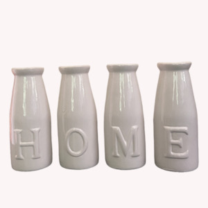 HOME Ceramic Milk Bottle Set