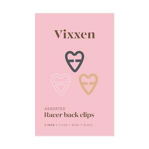 Clothing wholesaling: Racer Back Clips - Heart Shape