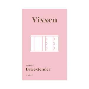 Bra Extender 3 Hook White