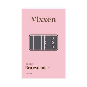 Bra Extender 3 Hook Black