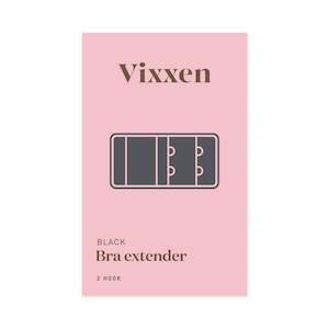 Bra Extender 2 Hook Black