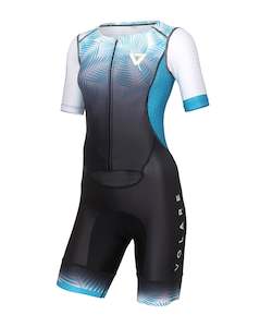 Volare Womens Palms Sleeved Tri Suit