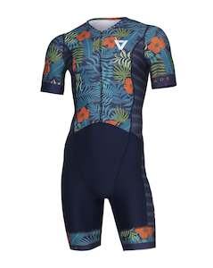 Volare Mens Tropical Sleeved Aero Tri Suit