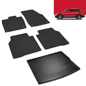 Tiguan Allspace All-Weather Mat and Bootliner Bundle