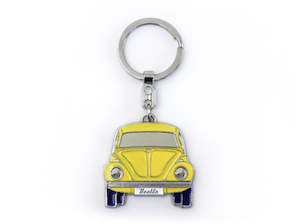 Keytags: VW Beetle Key Ring - Yellow